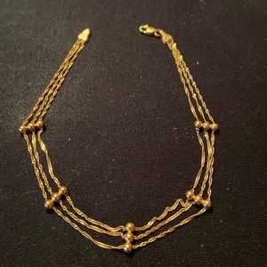 14k Gold Ankle Bracelet